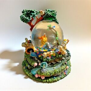 Vtg Disney Bambi "Little April Shower" Musical Snow Globe Original Box VG++